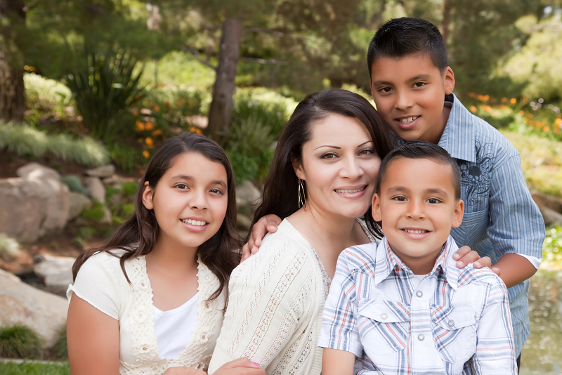 Consulta psicológica: Familia saludable con buena salud mental